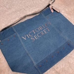 Victoria's Secret Denim Tote Bag